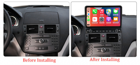 Navigatie dedicata C-Class 3 W204 2006-2011 cu butoane rotative model 2024, 10 Inch, 2GB RAM 32GB ROM, Quadcore, Android 13, WiFi, Bluetooth, Magazin Play [6]