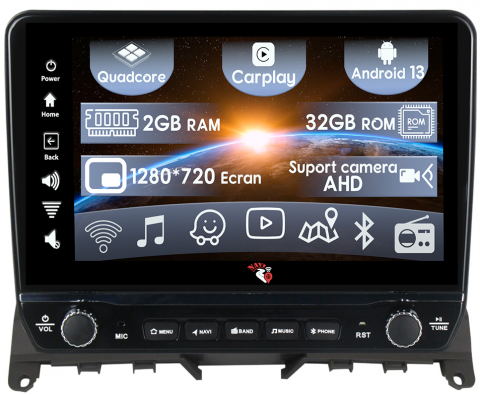 Mercedes-Benz - Navigatie dedicata C-Class 3 W204 2006-2011 cu butoane rotative model 2024, 10 Inch, 2GB RAM 32GB ROM, Quadcore, Android 13, WiFi, Bluetooth, Magazin Play