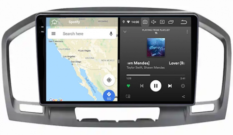Navigatie dedicata Buick Regal 2009-2013, 12GB RAM 256GB ROM, Android 13, Rezolutie 2K, Display QLED, 9", DSP, Carplay, Android Auto, Internet, Youtube, Waze, Wi Fi, USB [3]