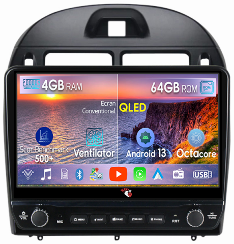 Cerato Foret 2017 - Navigatie dedicata Cerato Foret 2017 cu butoane rotative model 2024, 4 GB RAM 64 ROM, Quadcore, Android 13, Display QLED, 10", DSP, Carplay, Android Auto, Internet, Youtube , Waze , WI-FI