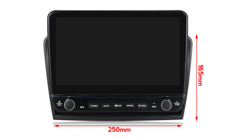 Navigatie dedicata Superb 2008-2015 cu butoane rotative model 2024, 10 Inch, 2GB RAM 32GB ROM, Quadcore, Android 13, WiFi, Bluetooth, Magazin Play [4]