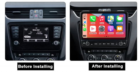 Navigatie dedicata Octavia 2013-2018 cu butoane rotative model 2024, 10 Inch, 2GB RAM 32GB ROM, Quadcore, Android 13, WiFi, Bluetooth, Magazin Play [4]