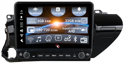 Hilux 2015-2020 - Navigatie dedicata Hilux 2015-2020 cu butoane rotative model 2024, 10 Inch, 2GB RAM 32GB ROM, Quadcore, Android 13, WiFi, Bluetooth, Magazin Play