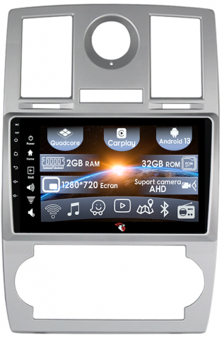 CHRYSLER - (Resigilata) Navigatie dedicata Chrysler 300C 2004-2011, 2 GB RAM 32 ROM, Android 13, Ecran Full HD, Display 9",Carplay, Android Auto, Internet, Youtube , Waze , Wi Fi , Usb , Bluetooth , Mirrorli