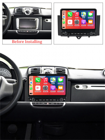 Navigatie dedicata Smart Fortwo 2011-2015 cu butoane rotative model 2024, 9 Inch, 2GB RAM 32GB ROM, Quadcore, Android 13, WiFi, Bluetooth, Magazin Play [3]