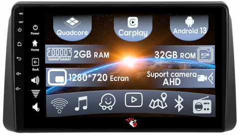 CHRYSLER - (Resigilata) Navigatie dedicata Chrysler Grand Voyager 2011-2015, 2 GB RAM 32 ROM, Android 13, 9",Carplay, Android Auto, Internet, Youtube , Waze , Wi Fi , Usb , Bluetooth , Mirrorlink, Full HD