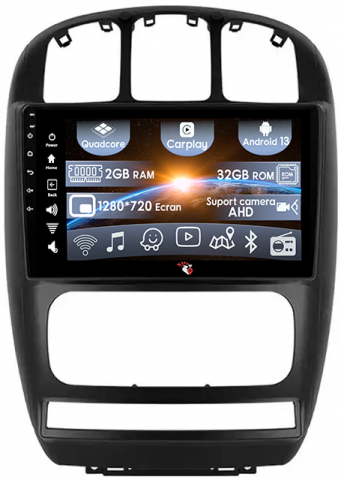CHRYSLER - (Resigilata) Navigatie dedicata Chrysler Pacifica 2006-2012/Dodge Caravan, 2 GB RAM 32GB ROM, Android 13, Display IPS, 9", DSP, Carplay, Android Auto, Internet, Youtube , Waze , Wi Fi , Usb , Blue