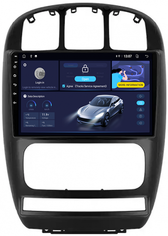 (Resigilata) Navigatie dedicata Chrysler Pacifica 2006-2012/Dodge Caravan, 2 GB RAM 32GB ROM, Android 13, Display IPS, 9", DSP, Carplay, Android Auto, Internet, Youtube , Waze , Wi Fi , Usb , Blue [4]