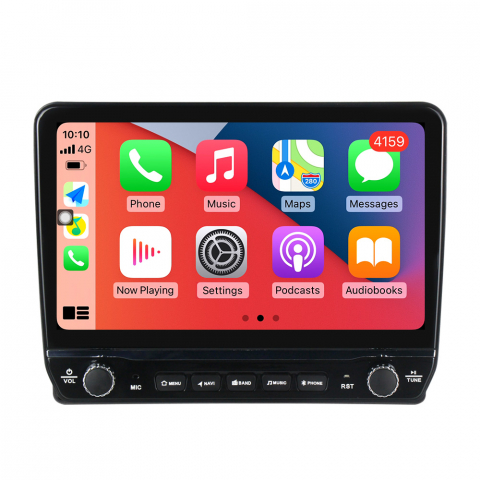 Navigatie dedicata Audi A4 cu butoane rotative model 2024, 9 Inch, 2GB RAM 32GB ROM, Quadcore, Android 13, WiFi, Bluetooth, Magazin Play [1]