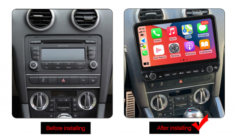 Navigatie dedicata Audi A3 cu butoane rotative model 2024, 9 Inch, 2GB RAM 32GB ROM, Quadcore, Android 13, WiFi, Bluetooth, Magazin Play [5]