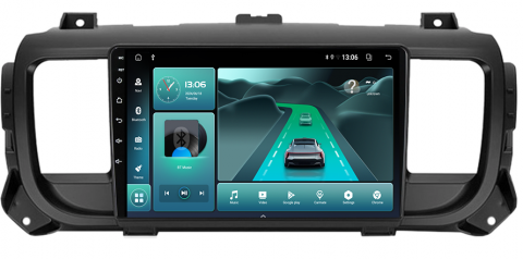 (Resigilata) Navigatie dedicata Citroen Jumpy 2016-2021, 2 GB RAM 32 ROM, Android 13, Ecran FullHD, Display 9",Carplay, Android Auto, Internet, Youtube , Waze , Wi Fi , Usb , Bluetooth , Mirrorlin [4]