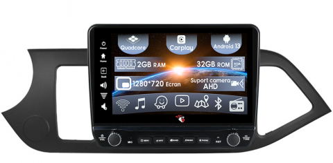 Kia - Navigatie dedicata Morning 2011-2017 cu butoane rotative model 2024, 9 Inch, 2GB RAM 32GB ROM, Quadcore, Android 13, WiFi, Bluetooth, Magazin Play
