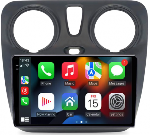 Navigatie dedicata Dacia Dokker 2012, 12GB RAM 256GB ROM, Android 13, Rezolutie 2K, Display QLED, 9", DSP, Carplay, Android Auto, Internet, Youtube, Waze, Wi Fi, USB [2]
