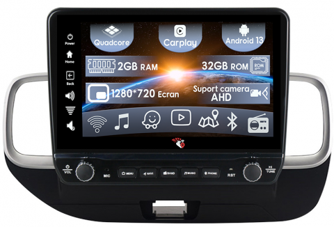 Venue 2019-2020 - Navigatie dedicata Venue 2019-2020 cu butoane rotative model 2024, 9 Inch, 2GB RAM 32GB ROM, Quadcore, Android 13, WiFi, Bluetooth, Magazin Play