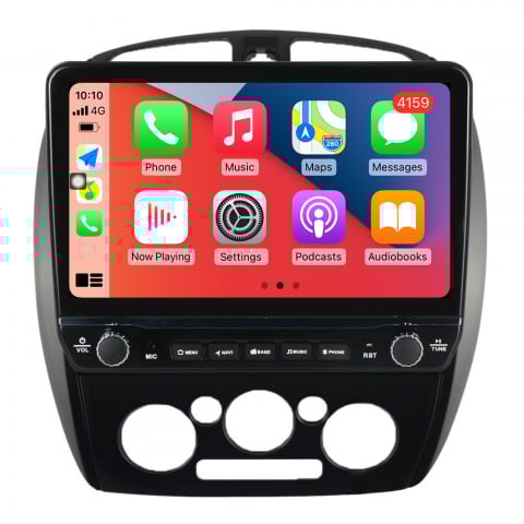 Mazda 323 - Navigatie dedicata MAZDA 323 cu butoane rotative model 2024, 4 GB RAM 64 ROM, Quadcore, Android 13, Display QLED, 9", DSP, Carplay, Android Auto, Internet, Youtube , Waze , WI-FI