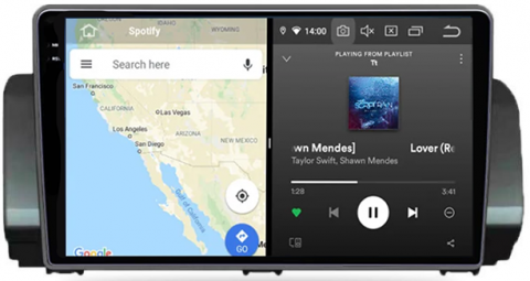 Navigatie dedicata Dacia Logan 3 fara ecran de fabrica ,Stepway după 2021, 12GB RAM 256GB ROM, Android 13, Rezolutie 2K, Display QLED, 9", DSP, Carplay, Android Auto, Internet, Yo [4]