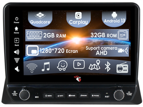 Honda - Navigatie dedicata Honda Accord 2008-2012 cu butoane rotative model 2024, 9 Inch, 2GB RAM 32GB ROM, Quadcore, Android 13, WiFi, Bluetooth, Magazin Play