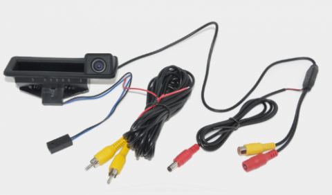 Camere Fata/Spate - Camera marsarier NAVI-IT AHD 1080p compatibil cu BMW E39 E90 E60 E70 X3 X1 pentru manerul de portbagaj                                                               