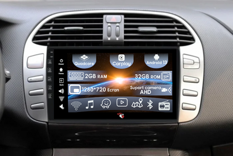Fiat - (Resigilata) Navigatie dedicata Fiat Bravo 2008-2015, 2GB RAM 32GB ROM, Quad Core, Display IPS 9 Inch Full HD, Hotspot, Android 13, Bluetooth, Magazin Play, Suport camere AHD