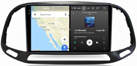Navigatie dedicata Fiat Doblo 2015-2019, 12GB RAM 256GB ROM, Android 13, Rezolutie 2K, Display QLED, 9", DSP, Carplay, Android Auto, Internet, Youtube, Waze, Wi Fi, USB [4]