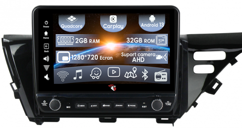 Camry 2017-2020 - Navigatie dedicata Camry 2017-2020 cu butoane rotative model 2024, 10 Inch, 2GB RAM 32GB ROM, Quadcore, Android 13, WiFi, Bluetooth, Magazin Play