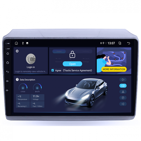Navigatie Ducato 2020 High, 4GB RAM 64GB ROM, Octacore, Android 13, Display QLED 9", DSP, Carplay, Android Auto, Internet, Youtube, Waze, WIFI, Bluetooth [3]