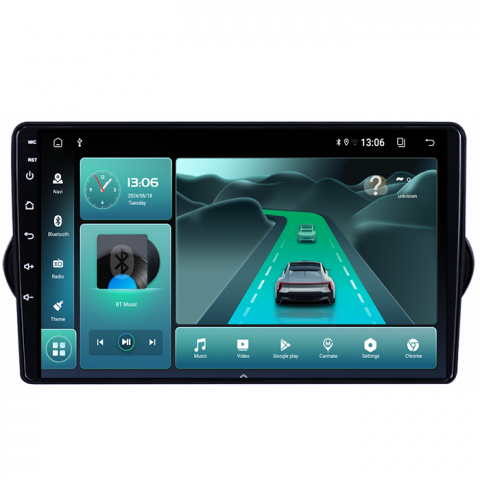 (Resigilata) Navigatie dedicata Fiat Egea 2015-2018, 2GB RAM 32GB ROM, Android 13, Display 9" IPS Full HD, Internet ,Aplicatii , Waze , Wi Fi , Usb , Bluetooth , Mirrorlink, Suport camere AHD [5]
