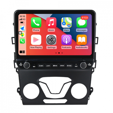 Mondeo 2014-2019 - Navigatie dedicata Mondeo 2014-2019 cu butoane rotative model 2024, 4 GB RAM 64 ROM, Quadcore, Android 13, Display QLED, 9", DSP, Carplay, Android Auto, Internet, Youtube , Waze , WI-FI