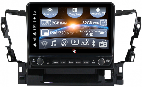 Toyota - Navigatie dedicata Alphard 2015-2020 cu butoane rotative model 2024, 10 Inch, 2GB RAM 32GB ROM, Quadcore, Android 13, WiFi, Bluetooth, Magazin Play