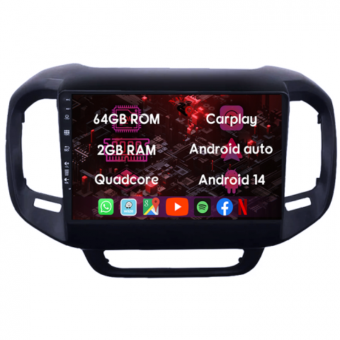 (Resigilata) Navigatie dedicata Fiat Toro 2016-2019, 2GB RAM 32GB ROM, Quad Core, Display 9" IPS Full HD, Carplay, Android 13, Bluetooth, Magazin Play, Suport AHD [3]