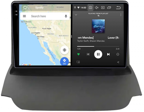 Navigatie dedicata Ford Ecosport 2013-2016, 12GB RAM 256GB ROM, Android 13, Rezolutie 2K, Display QLED, 9", DSP, Carplay, Android Auto, Internet, Youtube, Waze, Wi Fi, USB [2]