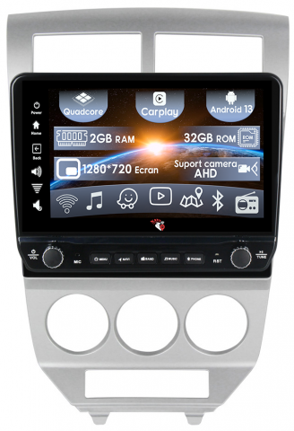 Dodge Caliber 2007-2014 - Navigatie dedicata Dodge caliber 2007-2014 cu butoane rotative model 2024, 10 Inch, 2GB RAM 32GB ROM, Quadcore, Android 13, WiFi, Bluetooth, Magazin Play