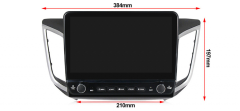 Navigatie dedicata IX25 2015-2019 cu butoane rotative model 2024, 10 Inch, 2GB RAM 32GB ROM, Quadcore, Android 13, WiFi, Bluetooth, Magazin Play [6]