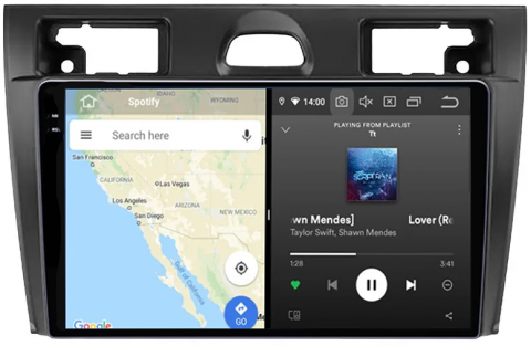 Navigatie dedicata Ford Fiesta Mk5 2002-2008, 12GB RAM 256GB ROM, Android 13, Rezolutie 2K, Display QLED, 9", DSP, Carplay, Android Auto, Internet, Youtube, Waze, Wi Fi, USB [2]