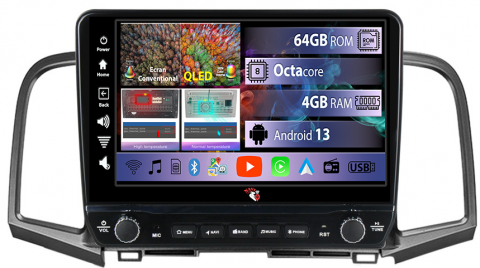 Venza 2008-2016 - Navigatie dedicata Venza 2008-2016 cu butoane rotative model 2024, 4GB RAM 64GB ROM, Quadcore, Android 13, Display QLED 9", DSP, Carplay, Android Auto, Internet, Youtube, Waze, WIFI,