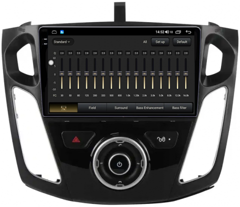 Navigatie dedicata Ford Focus 2012-2018, 12GB RAM 256GB ROM, Android 13, Rezolutie 2K, Display QLED, 9", DSP, Carplay, Android Auto, Internet, Youtube, Waze, Wi Fi, USB [3]