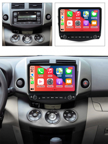 Navigatie dedicata RAV4 2005-2013 cu butoane rotative model 2024, 9 Inch, 2GB RAM 32GB ROM, Quadcore, Android 13, WiFi, Bluetooth, Magazin Play [2]