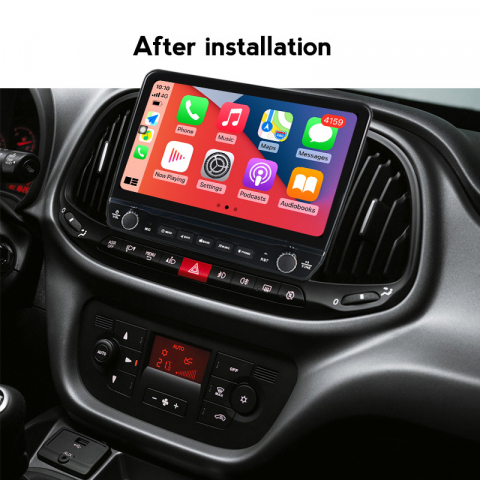 Navigatie dedicata Doblo 2015-2019 cu butoane rotative model 2024, 9 Inch, 2GB RAM 32GB ROM, Quadcore, Android 13, WiFi, Bluetooth, Magazin Play [2]