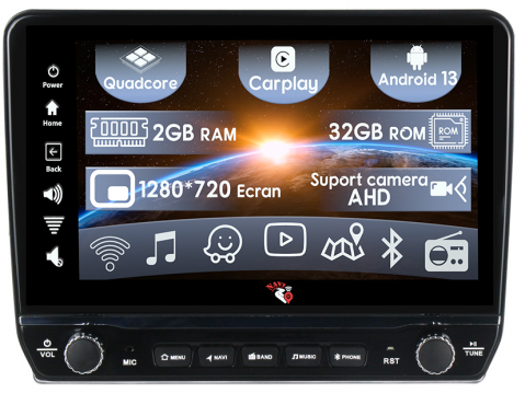 Verso 2009-2018 - Navigatie dedicata Verso 2009-2018 cu butoane rotative model 2024, 9 Inch, 2GB RAM 32GB ROM, Quadcore, Android 13, WiFi, Bluetooth, Magazin Play