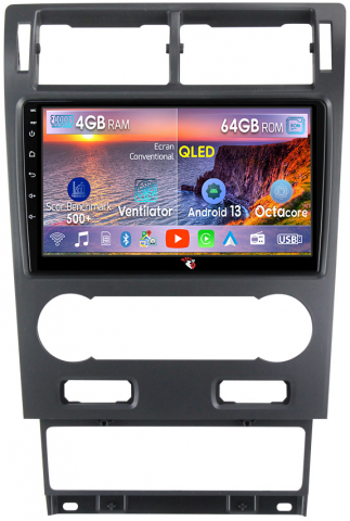 Mondeo 2000-2007 - Navigatie dedicata Ford Mondeo 2000-2007, 4GB RAM 64GB ROM, Octacore, Android 13, Display QLED 9", DSP, Carplay, Android Auto, Internet, Youtube, Waze, WIFI, Bluetooth