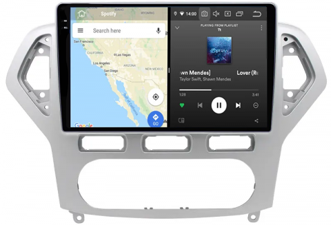 Navigatie dedicata Ford Mondeo 2006-2010, 12GB RAM 256GB ROM, Android 13, Rezolutie 2K, Display QLED, 10", DSP, Carplay, Android Auto, Internet, Youtube, Waze, Wi Fi, USB [3]