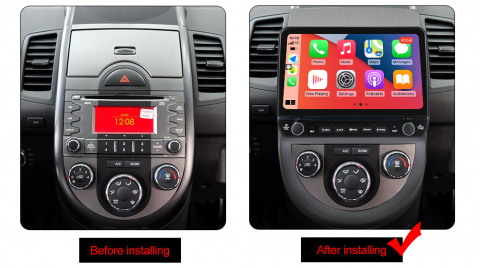 Navigatie dedicata Soul 2010-2013 cu butoane rotative model 2024, 9 Inch, 2GB RAM 32GB ROM, Quadcore, Android 13, WiFi, Bluetooth, Magazin Play [4]