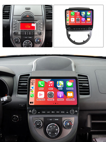 Navigatie dedicata Soul 2010-2013 cu butoane rotative model 2024, 9 Inch, 2GB RAM 32GB ROM, Quadcore, Android 13, WiFi, Bluetooth, Magazin Play [3]