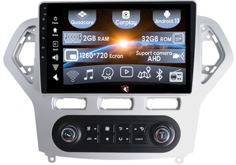 Mondeo (2007-2010) - (Resigilata) Navigatie dedicata Ford Mondeo 2007-2010, 2GB RAM 32GB ROM, Quad Core, Display 10" IPS Full HD, Carplay, Android 13, Bluetooth, Magazin Play, Suport camere AHD