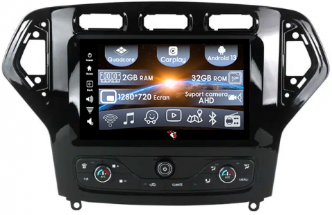 Ford Mondeo 2006-2010 - (Resigilata) Navigatie dedicata Ford Mondeo 2007-2011, 2GB RAM 32GB ROM, Quad Core, Display 9" IPS Full HD, Carplay, Android 13, Bluetooth, Magazin Play, Suport camere AHD