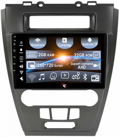 Fusion (2004-2011) - (Resigilata) Navigatie dedicata Ford Mondeo 2009-2012, 2GB RAM 32GB ROM, Quad Core, Display 10" IPS Full HD, Carplay, Android 13, Bluetooth, Magazin Play, Suport camere AHD
