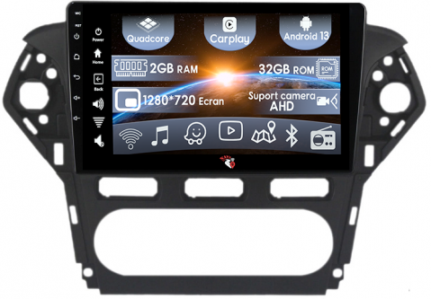 Mondeo 2010-2014 - (Resigilata) Navigatie dedicata Ford Mondeo 2010-2014, 2GB RAM 32GB ROM, Quad Core, Display 10" IPS Full HD, Carplay, Android 13, Bluetooth, Magazin Play, Suport camere AHD