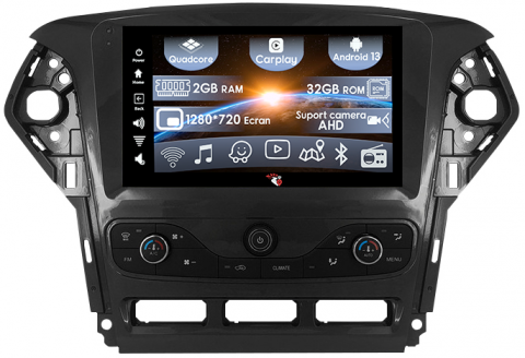 Mondeo 2010-2014 - (Resigilata) Navigatie dedicata Ford Mondeo 2010-2014, 2GB RAM 32GB ROM, Quad Core, Display 9" IPS Full HD, Carplay, Android 13, Bluetooth, Magazin Play, Suport camere AHD