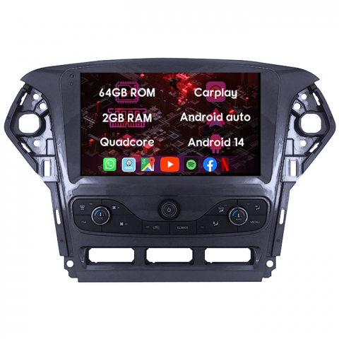 (Resigilata) Navigatie dedicata Ford Mondeo 2010-2014, 2GB RAM 32GB ROM, Quad Core, Display 9" IPS Full HD, Carplay, Android 13, Bluetooth, Magazin Play, Suport camere AHD [7]