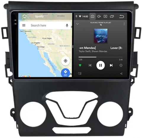 Navigatie dedicata Ford Mondeo 2014-2019, 12GB RAM 256GB ROM, Android 13, Rezolutie 2K, Display QLED, 9", DSP, Carplay, Android Auto, Internet, Youtube, Waze, Wi Fi, USB [3]